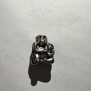 925 Sterling Silver Pandora Chimp Family Bead Charm
